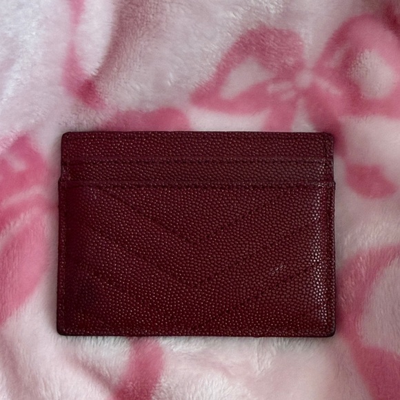 Burgundy Card Holder - Picture 3 of 9
